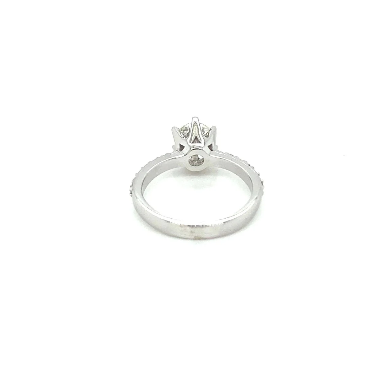 HRD Antwerp Certified 1 Carat Diamond Gold Engagement Ring (bague de fiançailles en or) - Image 5