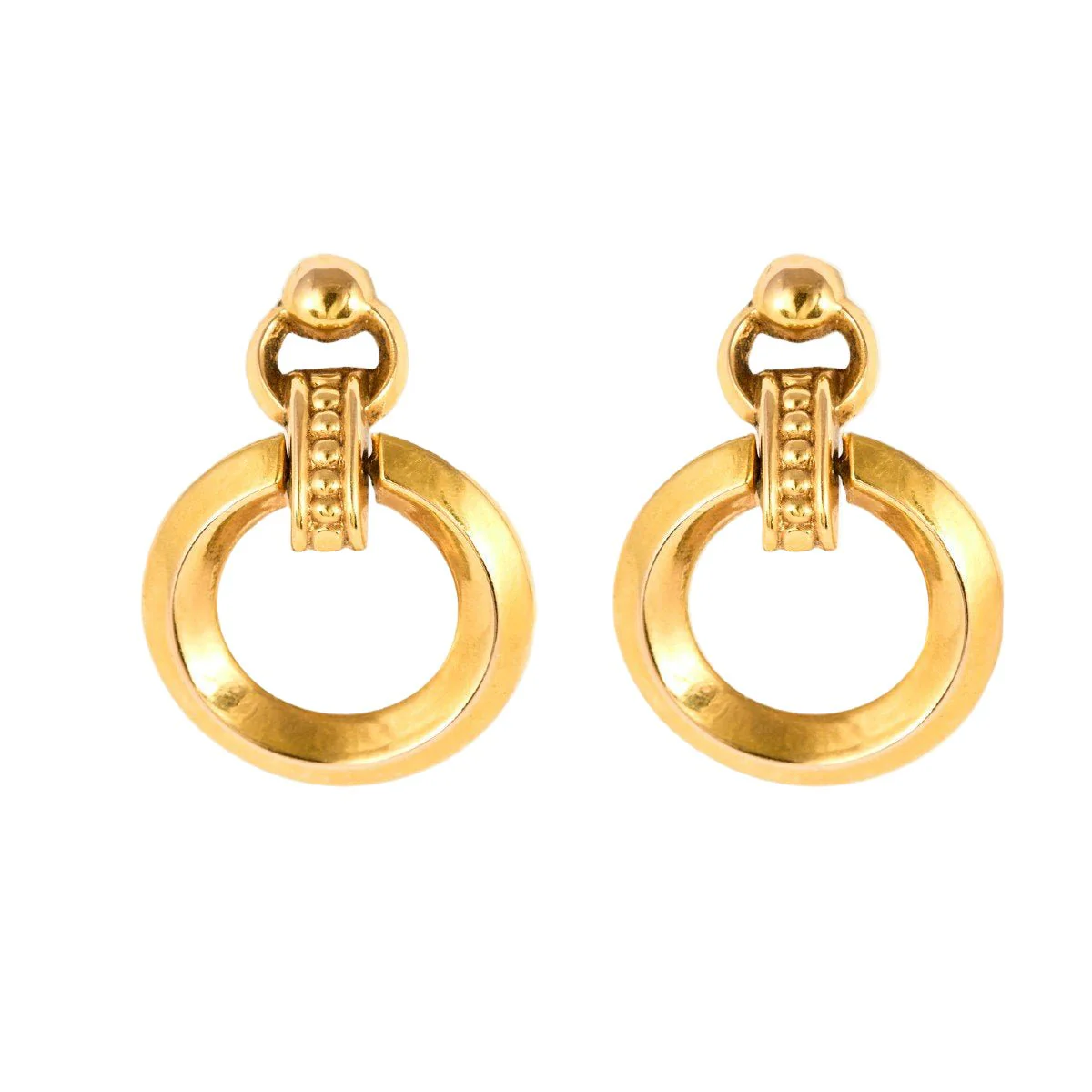 Boucles d'oreilles Créoles en or jaune