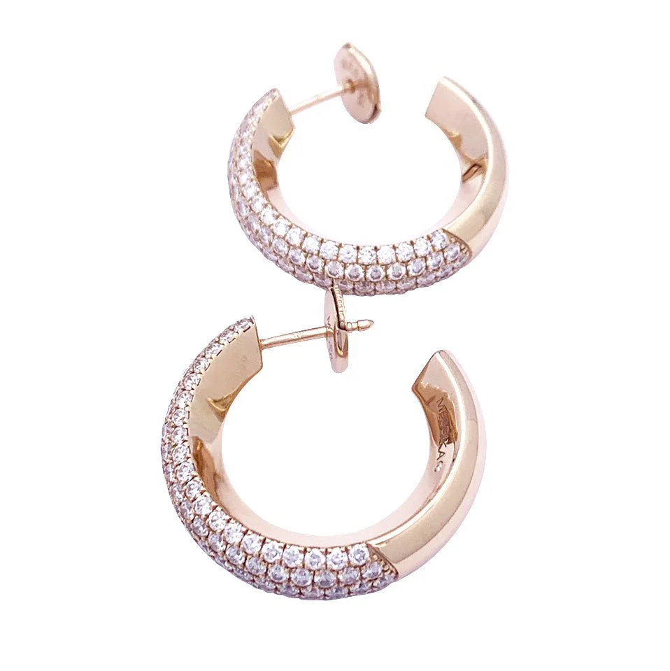 Créoles MESSIKA "Divine Enigma" or rose et diamant - Image 5