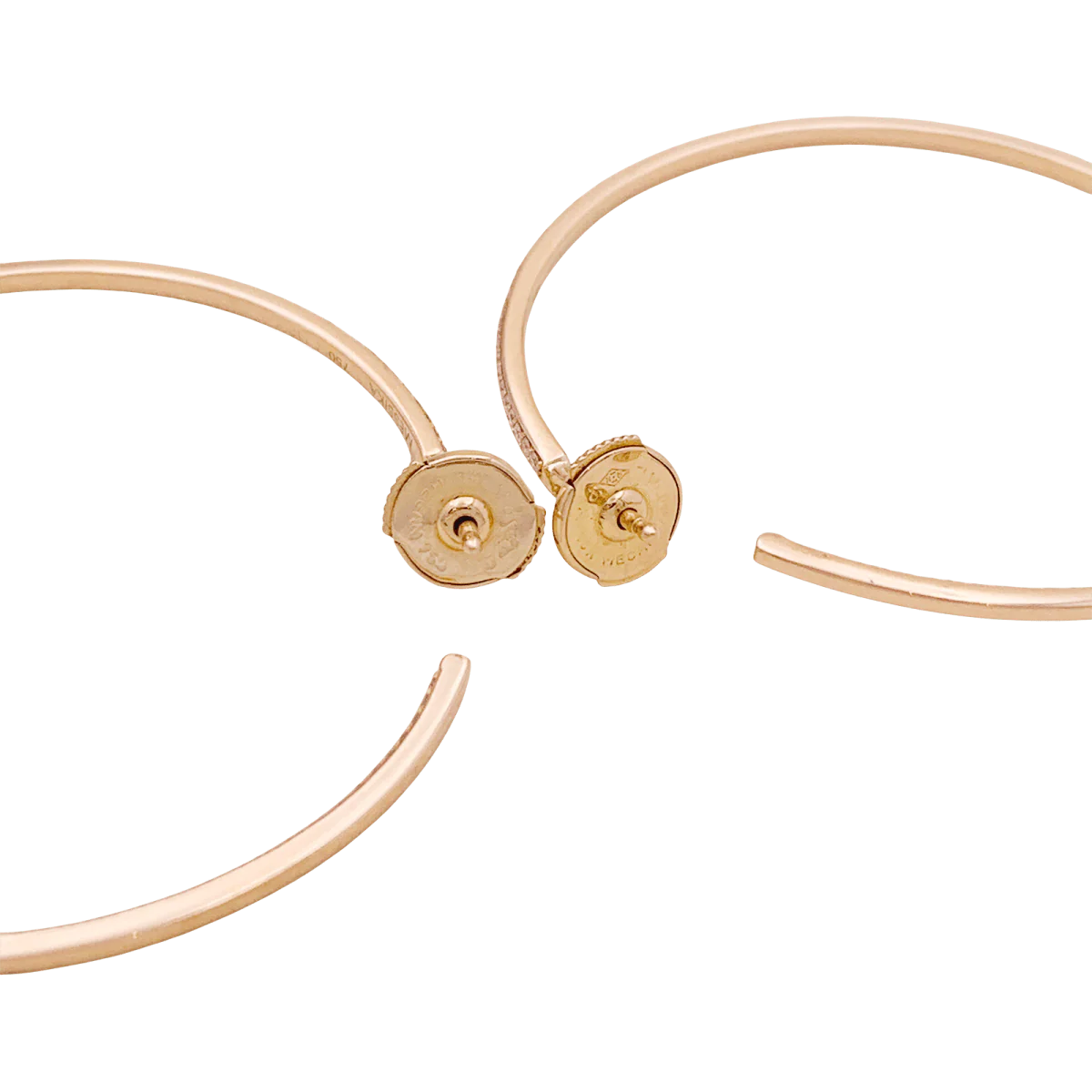 Créoles MESSIKA "New Gatsby" en or rose et diamants - Image 3