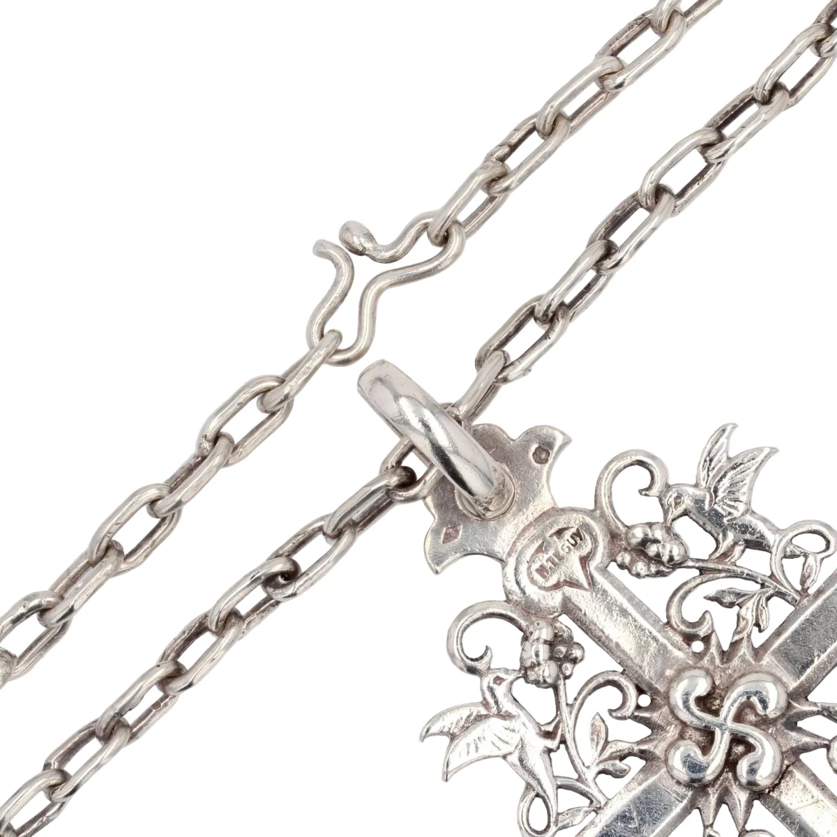 Collier Chaîne H.TEGUY en argent - Image 4