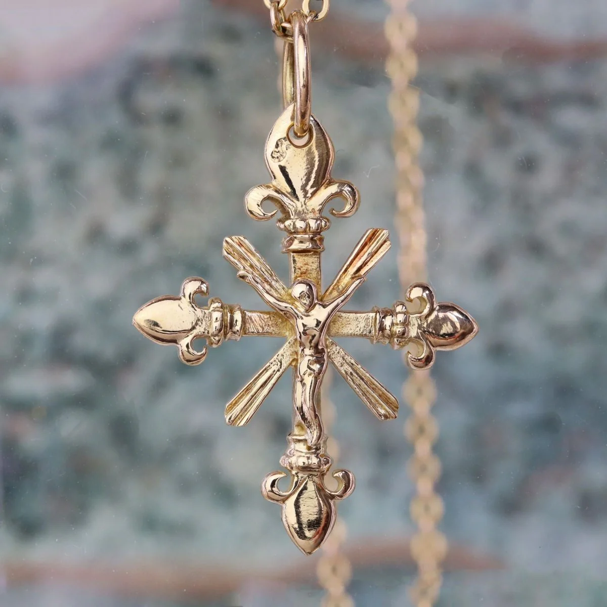 Croix de Champagne or jaune - Image 3