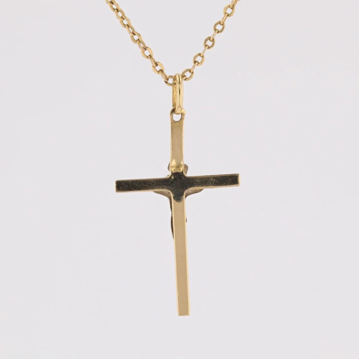 Croix du Christ deux ors - Image 8