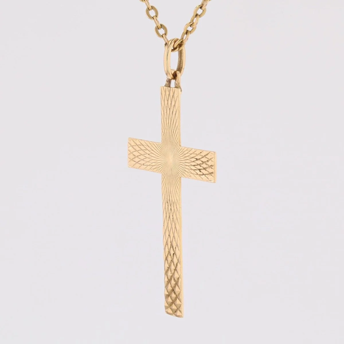 Croix or jaune rayonnant - Image 4