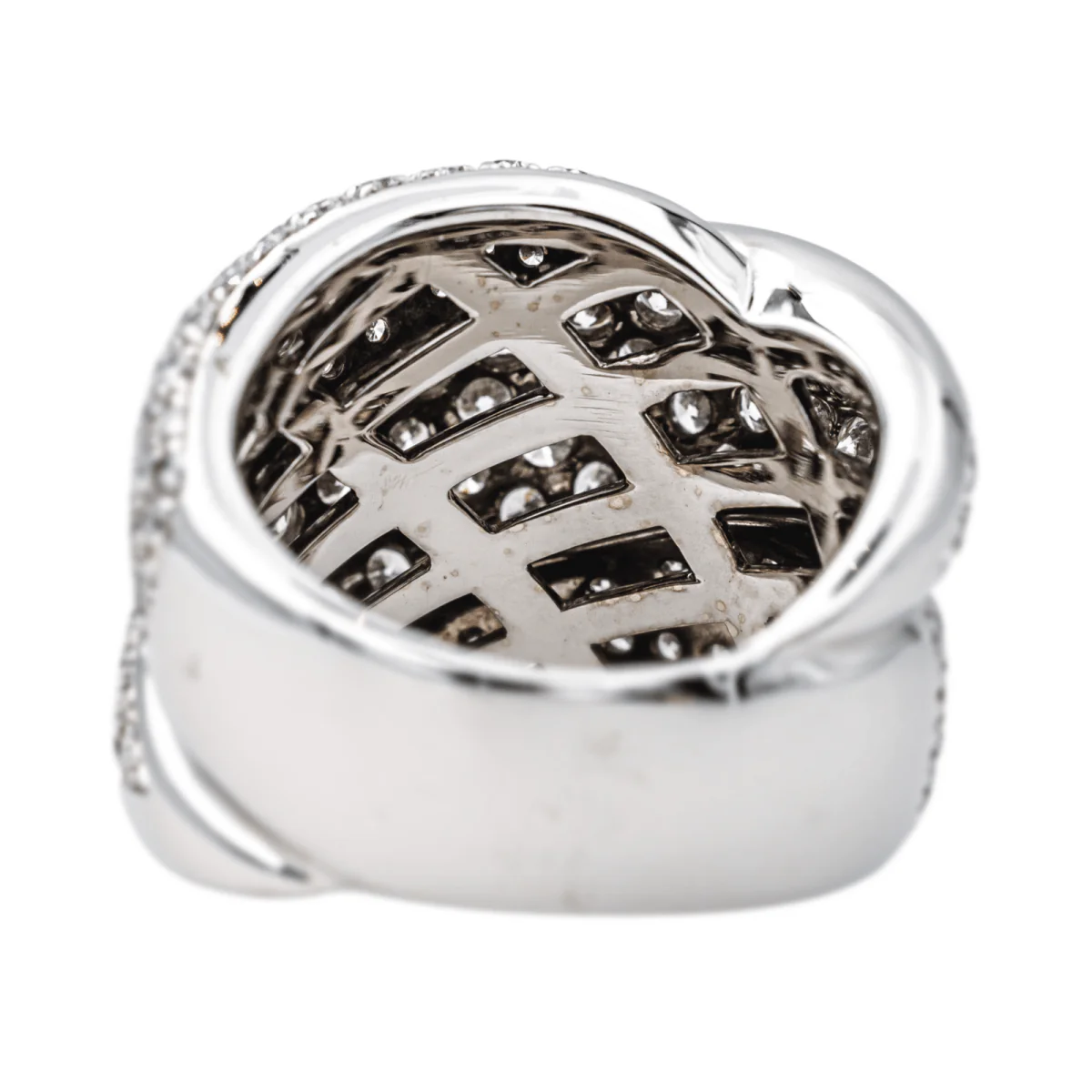 Bague Cocktail DAMIANI "Gomitolo" en or blanc et diamants - Image 5