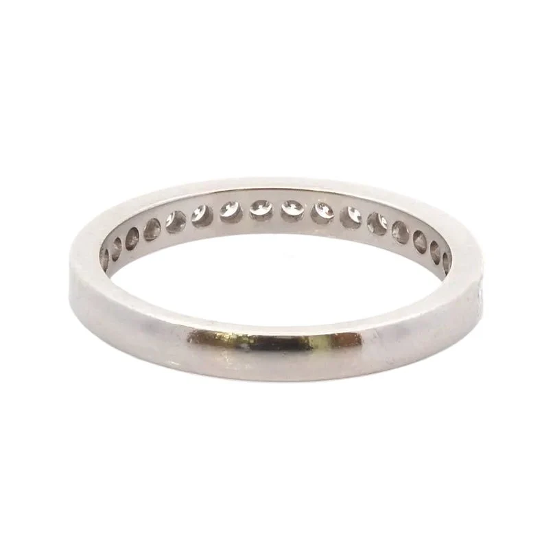 Bague Alliance CARTIER "1895" en platine et diamants - Image 2