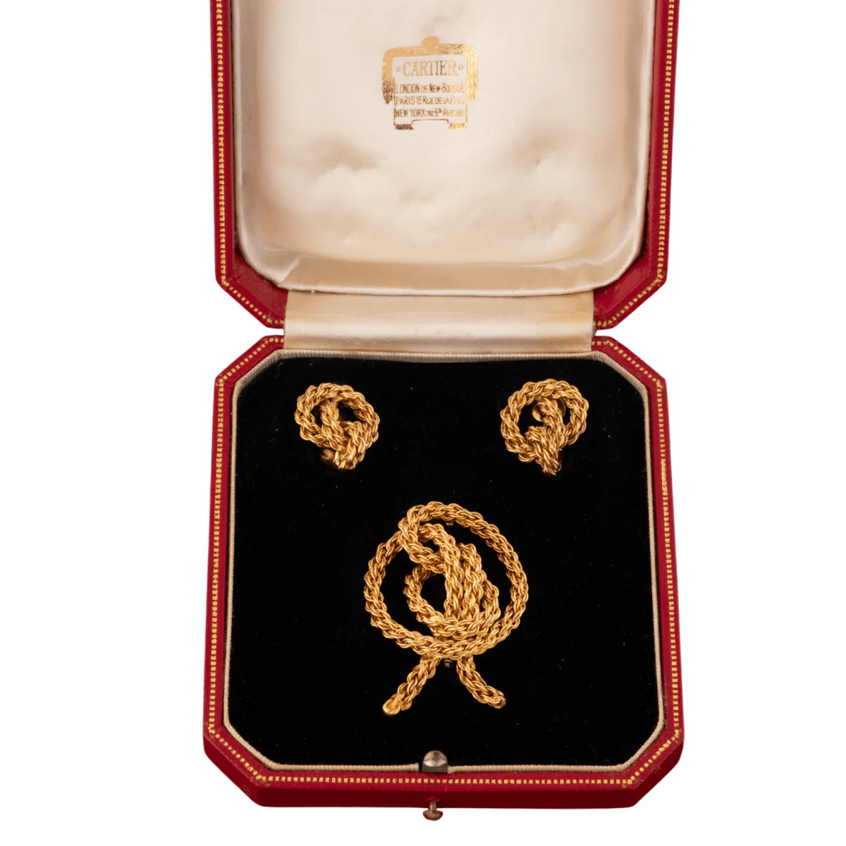 Demi-parure CARTIER en or jaune - Image 7