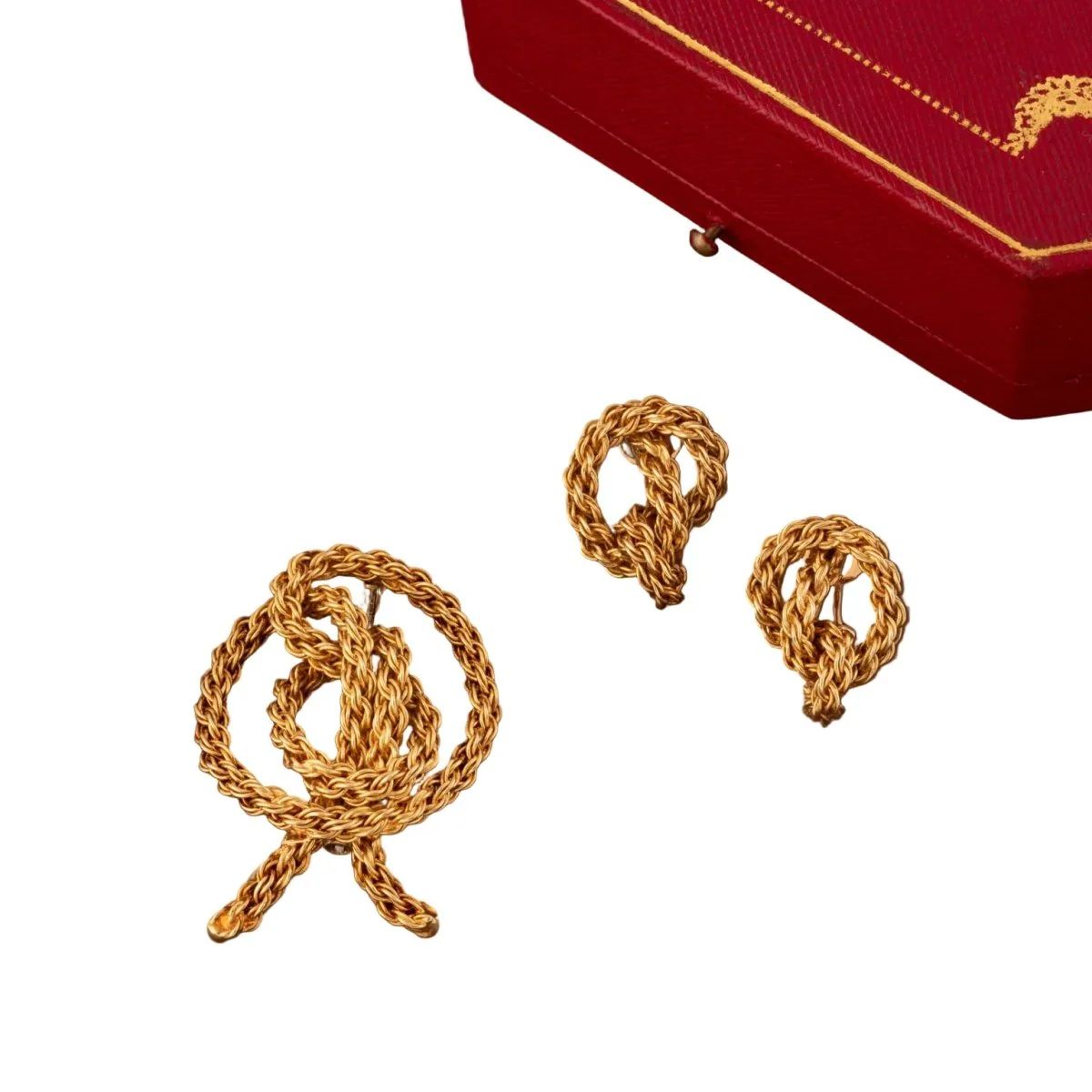 Demi-parure CARTIER en or jaune - Image 8