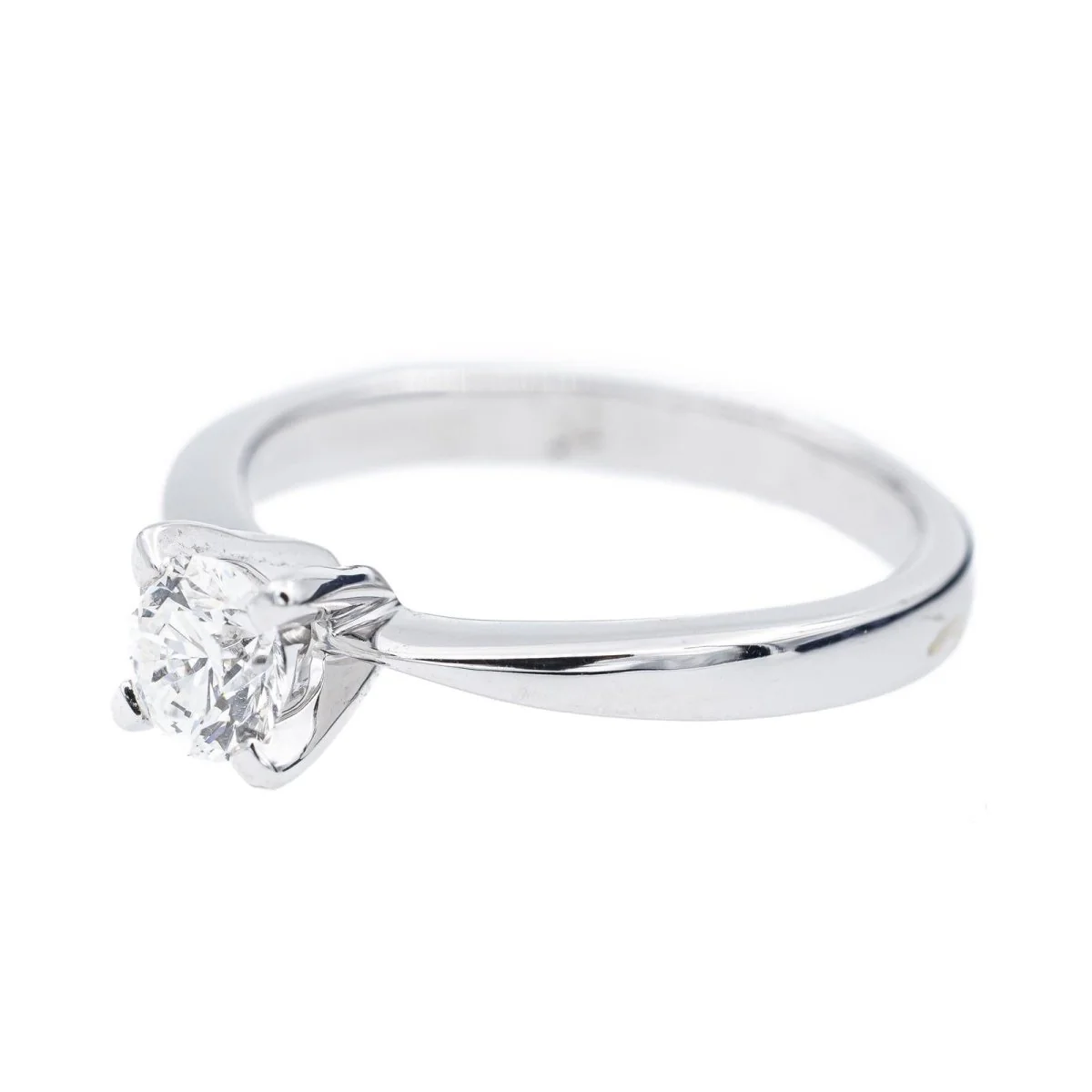 Diamani Bague Solitaire en or blanc et diamant - Image 2