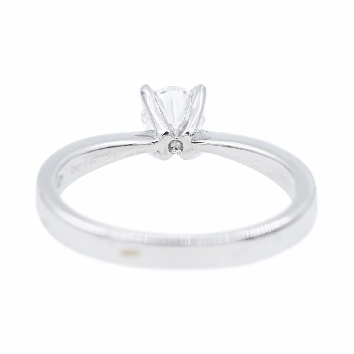 Diamani Bague Solitaire en or blanc et diamant - Image 3