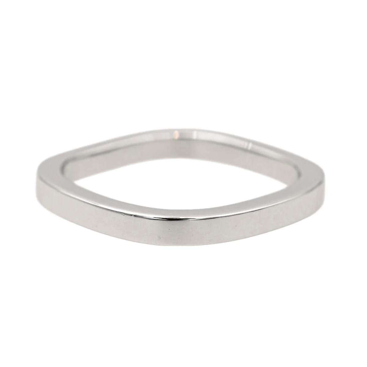 Bague Alliance DINH VAN "Alliance Carré" en or blanc