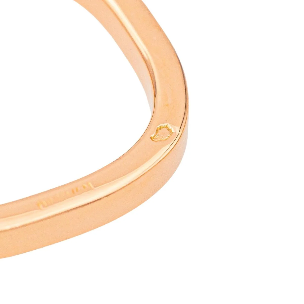 Bague Alliance DINH VAN "Carré" en or rose - Image 6