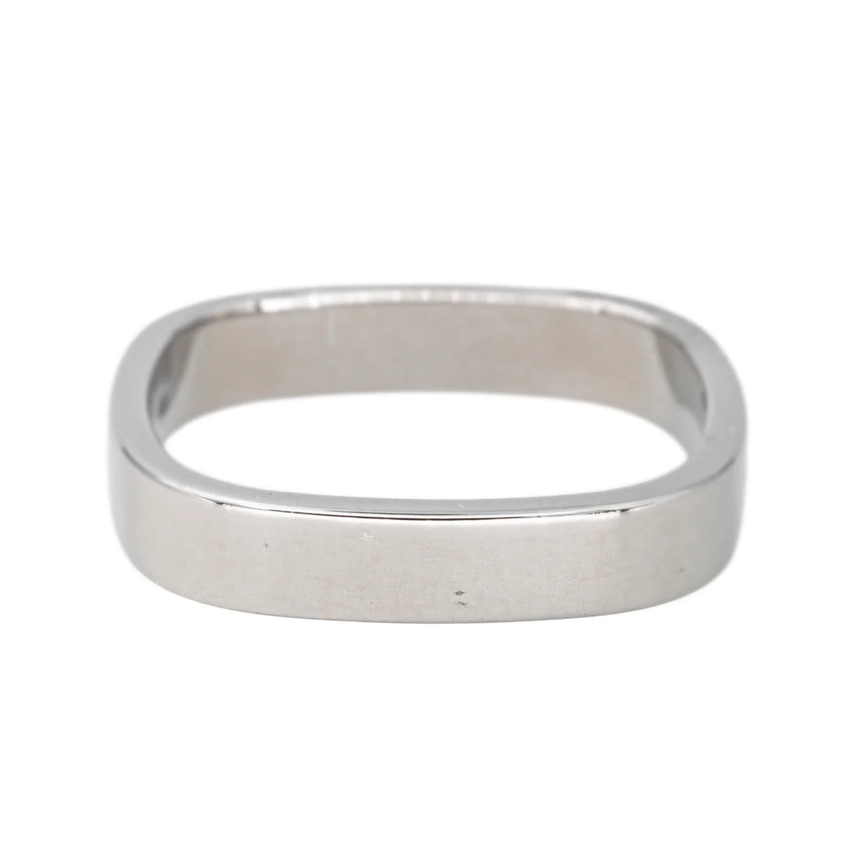 Bague Alliance DINH VAN "Alliance Carrée" en or blanc