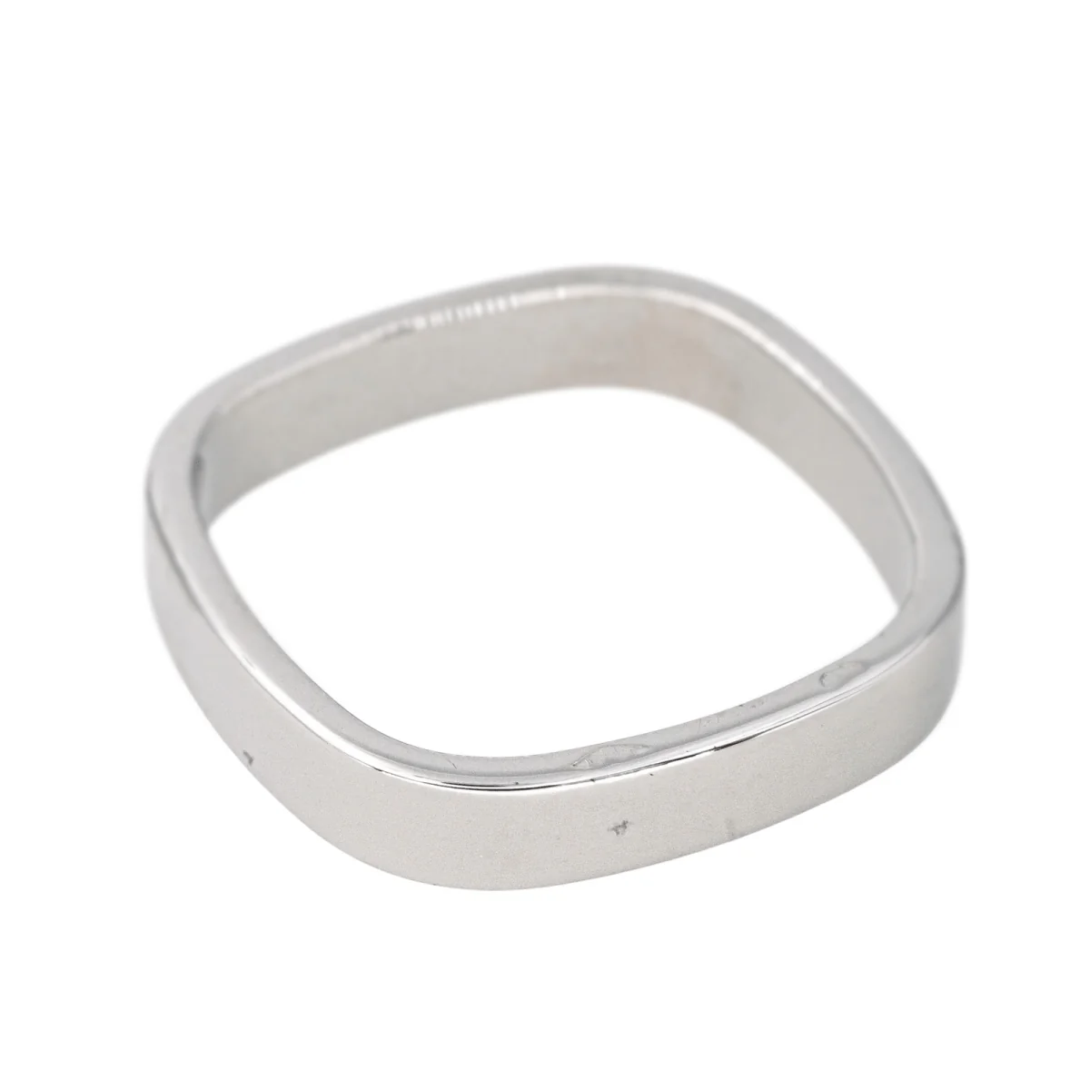 Bague Alliance DINH VAN "Alliance Carrée" en or blanc - Image 5