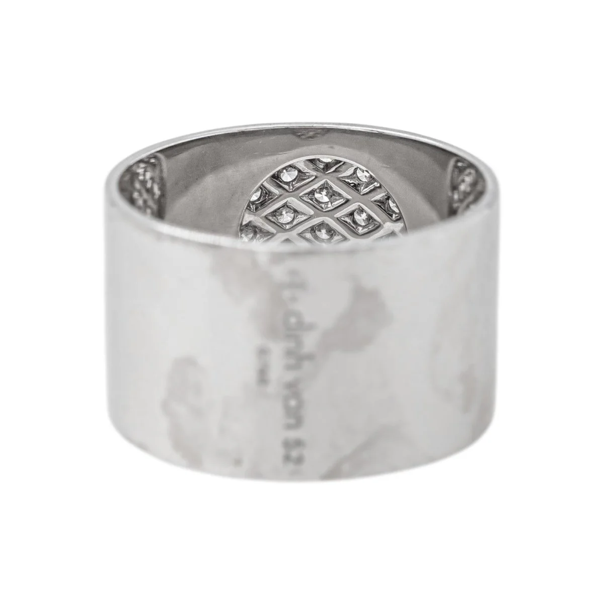 Bague Bandeau DINH VAN "Anthéa" en or blanc et diamants - Image 5
