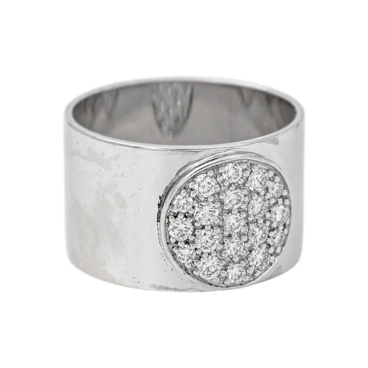 Bague Bandeau DINH VAN "Anthéa" en or blanc et diamants - Image 6