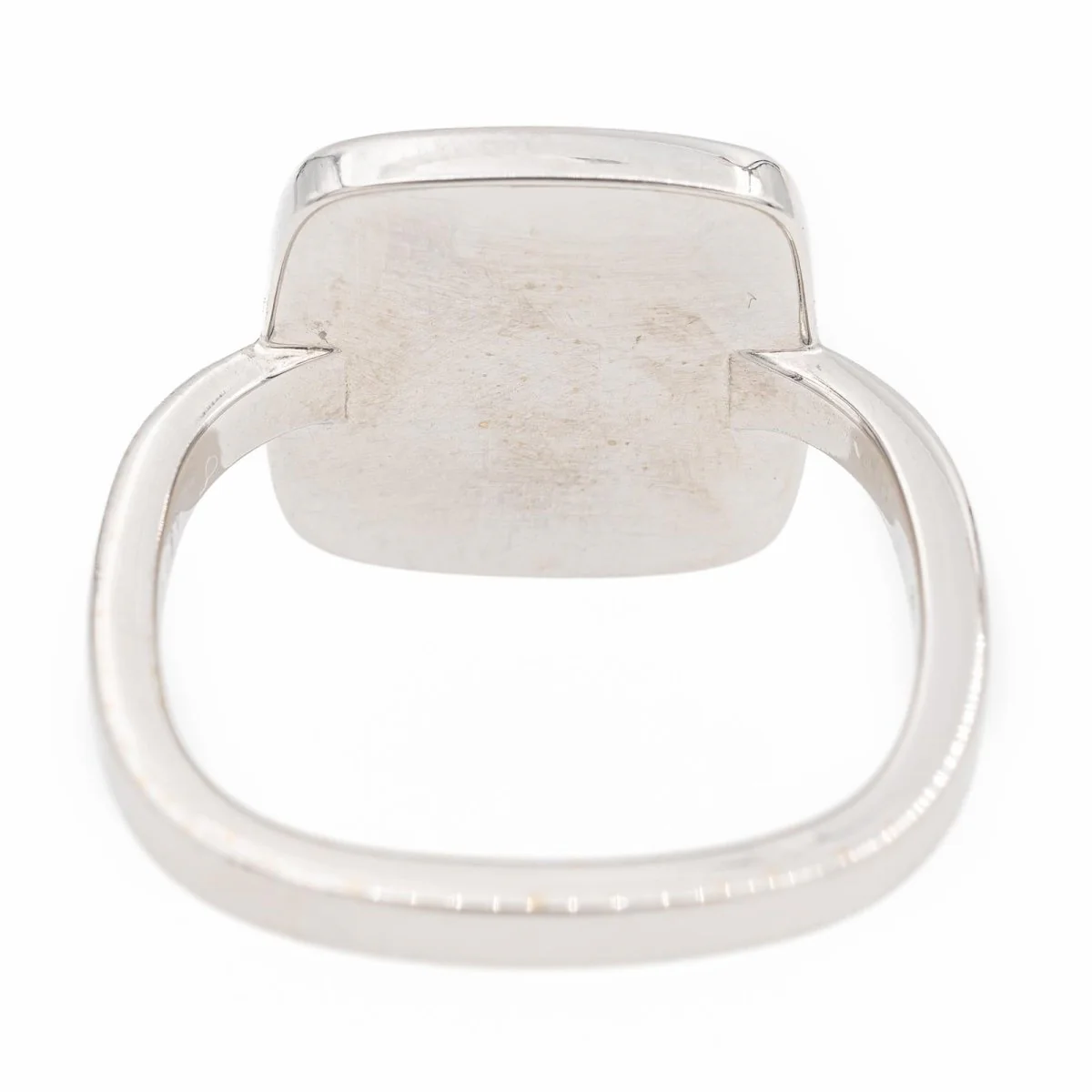 Bague DINH VAN "Impression" en or blanc et nacre grise - Image 4
