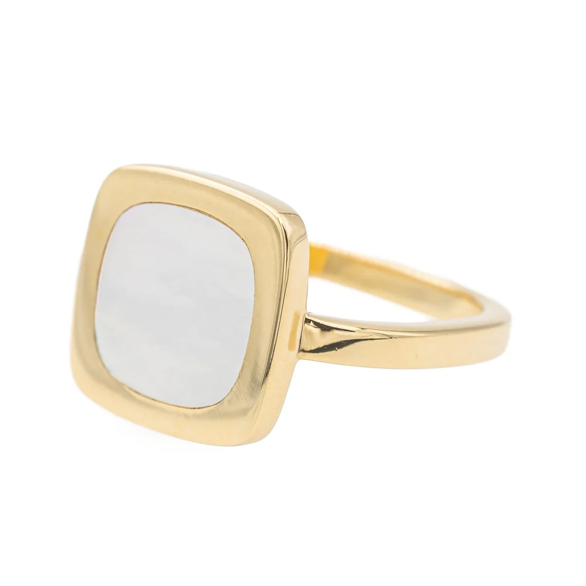 Bague DINH VAN "Impression" en or jaune et nacre - Image 2