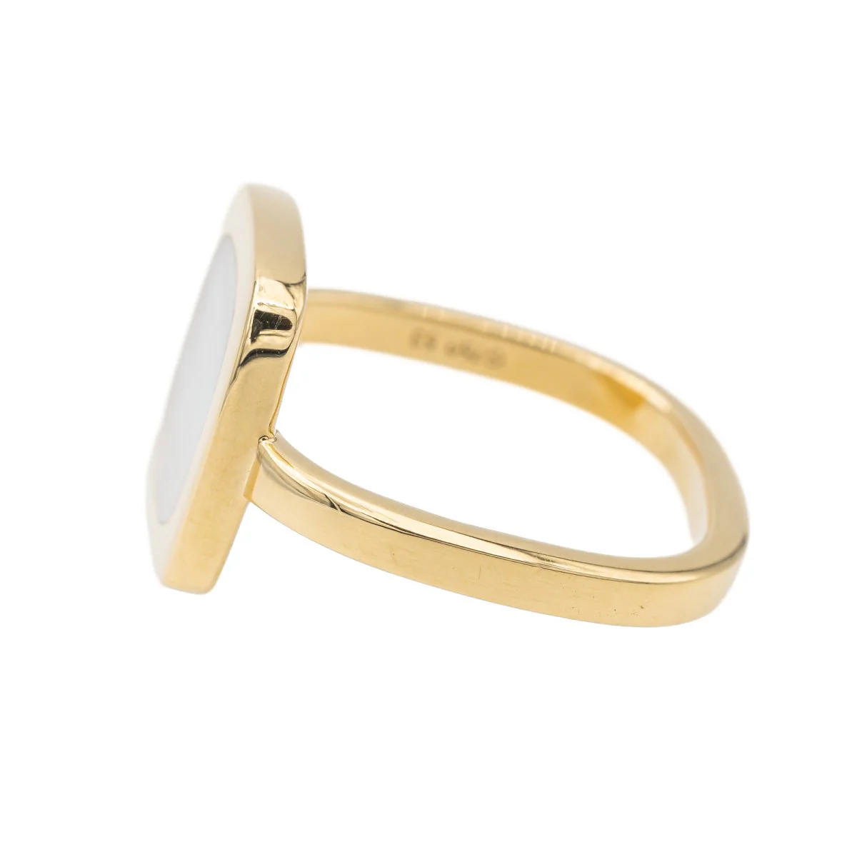 Bague DINH VAN "Impression" en or jaune et nacre - Image 3