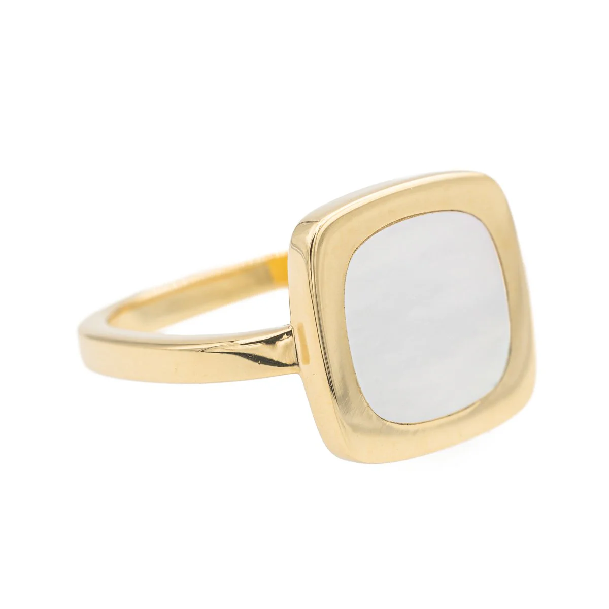 Bague DINH VAN "Impression" en or jaune et nacre - Image 7