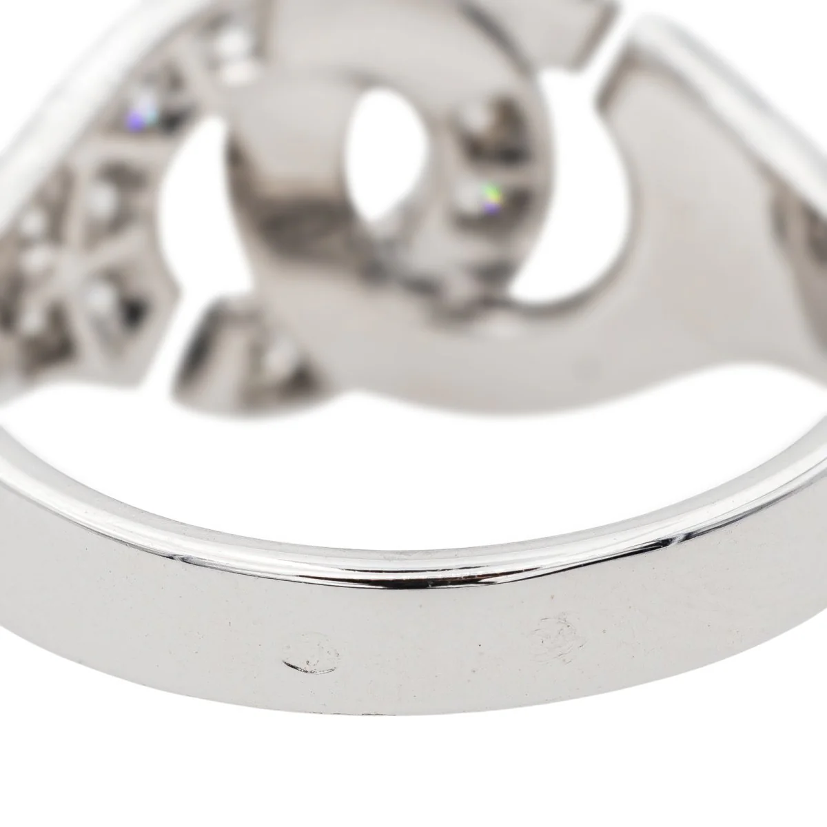 Bague DiNH VAN menottes en or blanc et diamant - Image 8