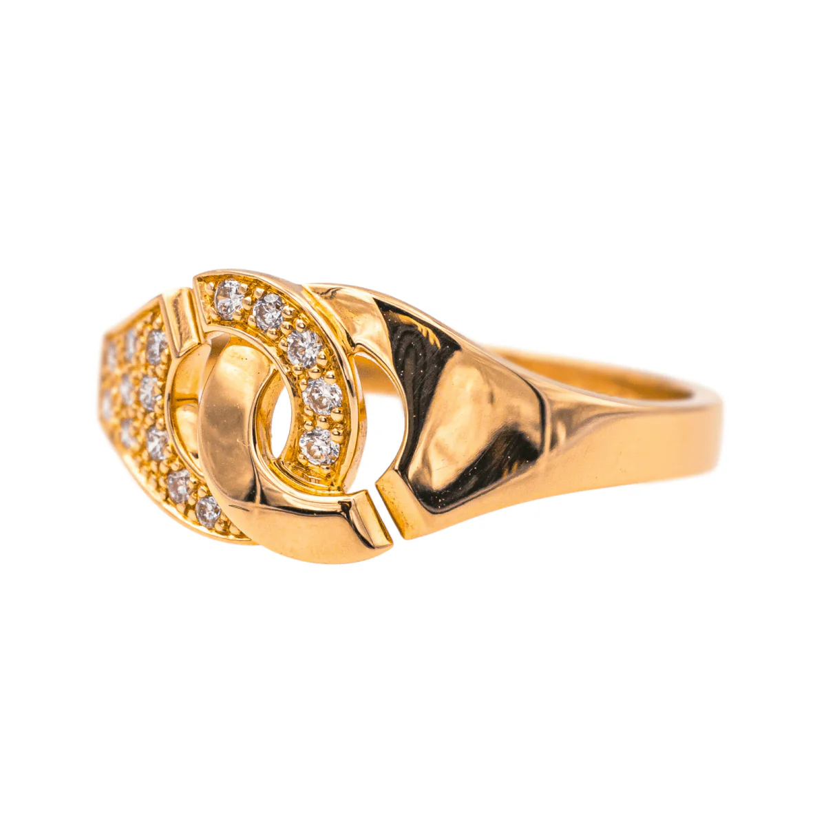 Bague DINH VAN "R8" en or rose et diamants - Image 3