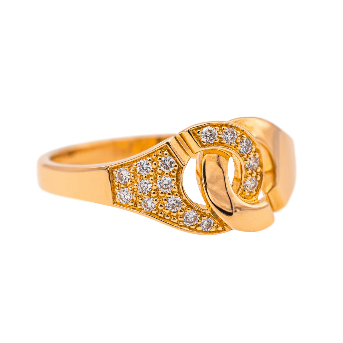 Bague DINH VAN "R8" en or rose et diamants - Image 7
