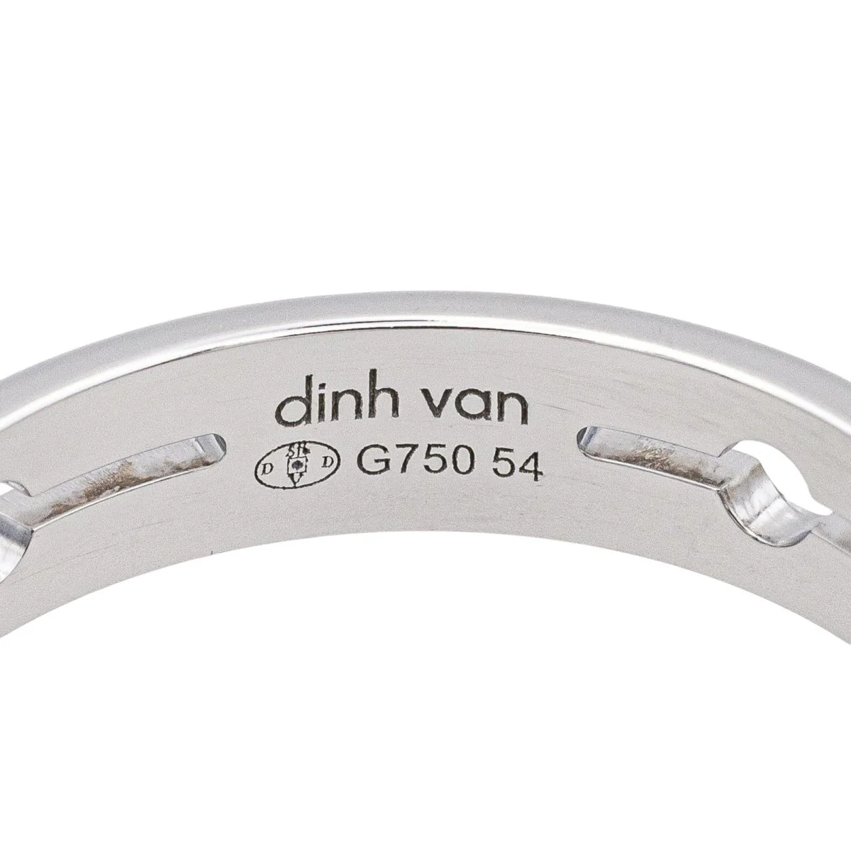 Bague DINH VAN "Pulse" en or blanc et diamants - Image 5