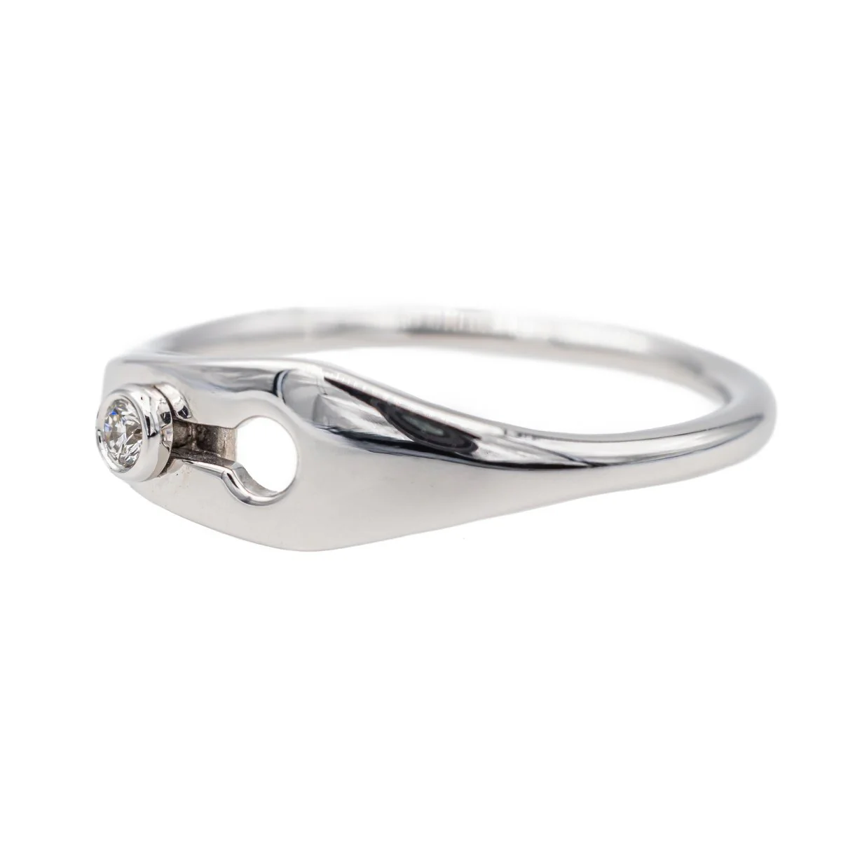 Dinh Van Bague Serrure Or blanc Diamant - Image 3