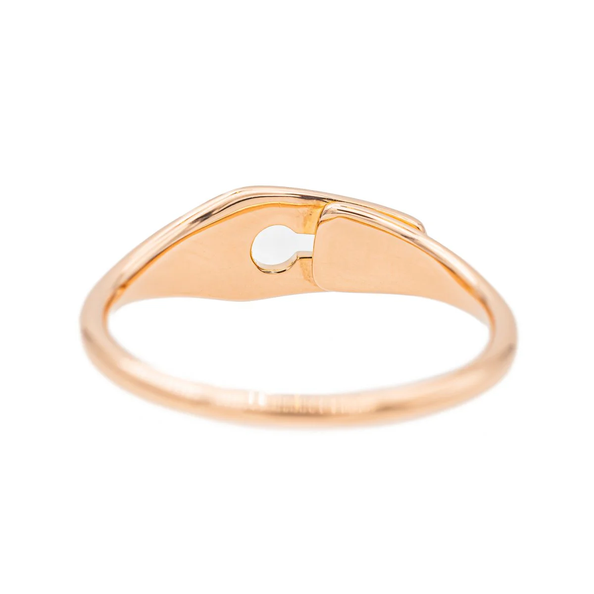 Bague DINH VAN "Serrure" en or rose et diamants - Image 5