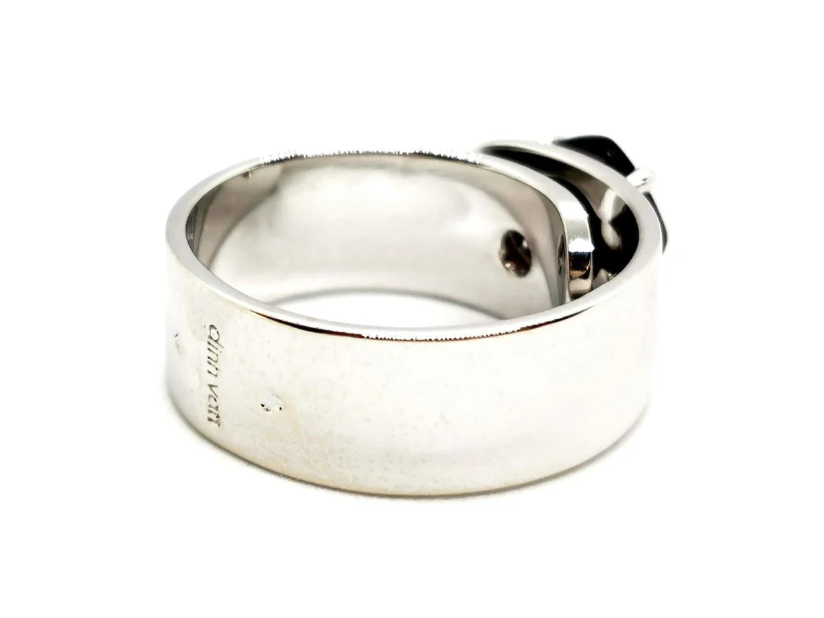Dinh Van Bague Sixtine Or blanc Grenat - Image 7