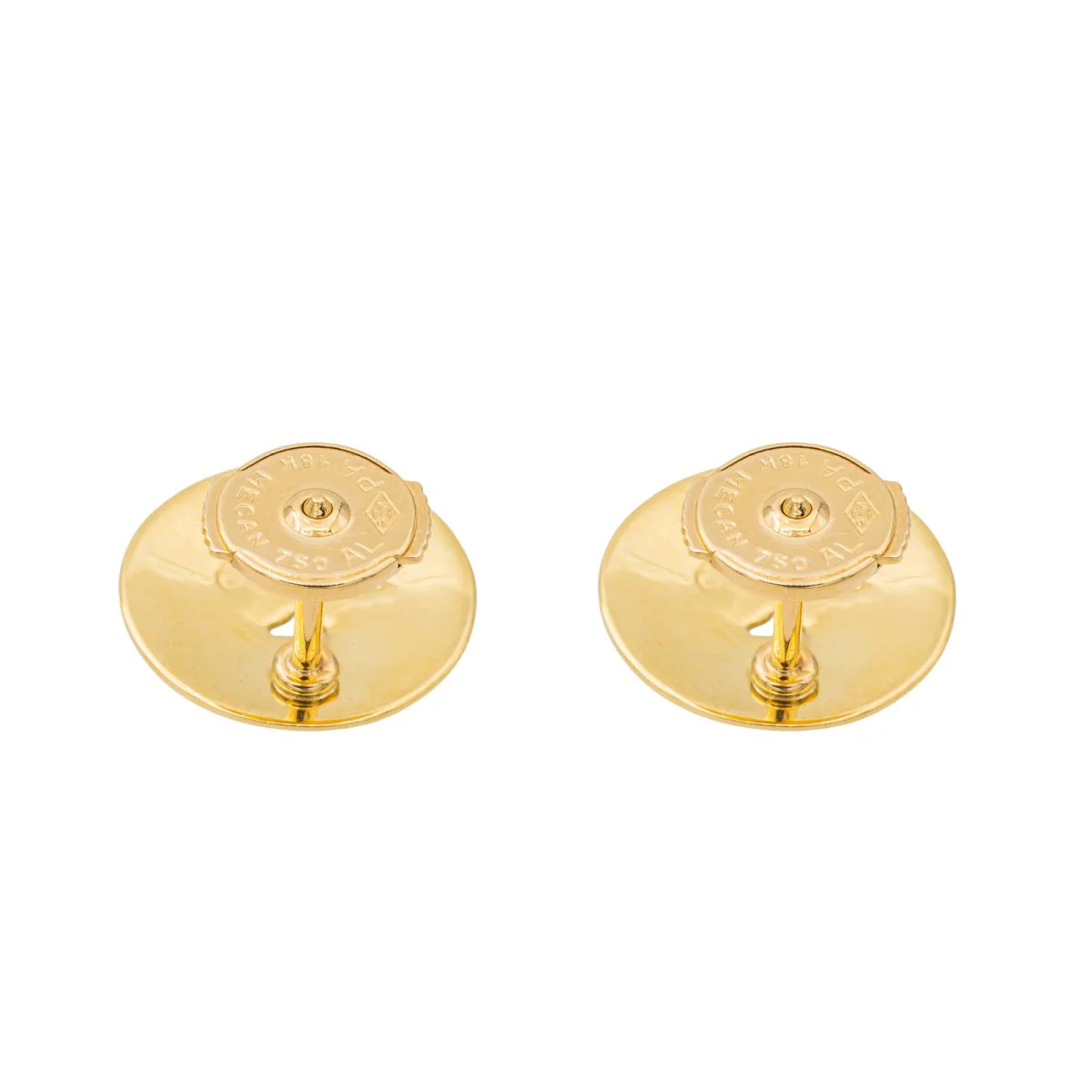 Boucles d'oreilles DINH VAN "Punaise" en or jaune - Image 5