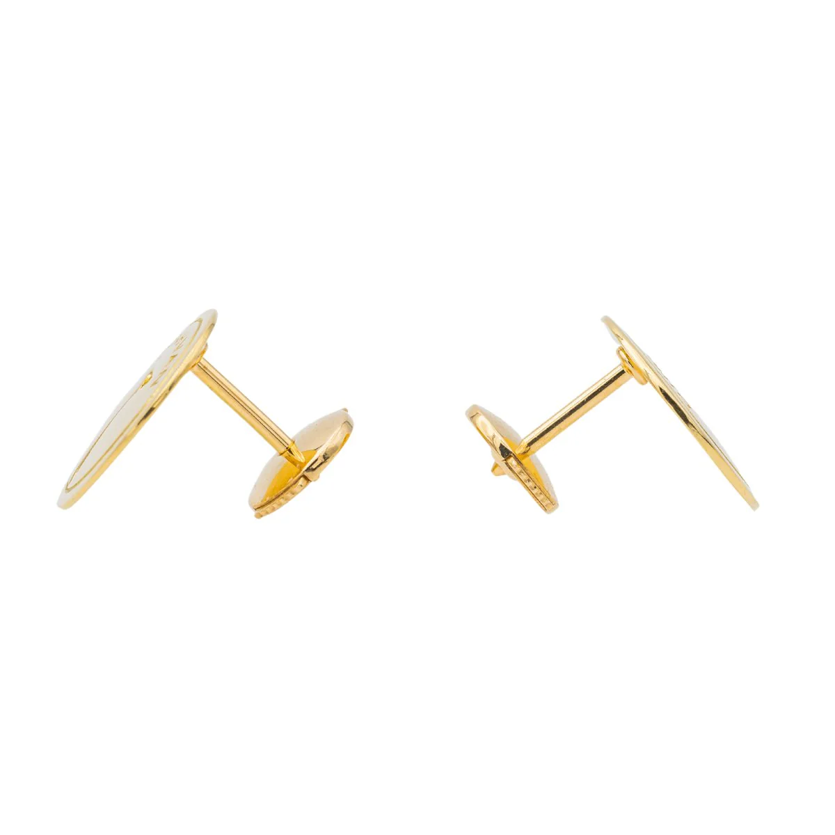 Boucles d'oreilles DINH VAN "Punaise" en or jaune - Image 6
