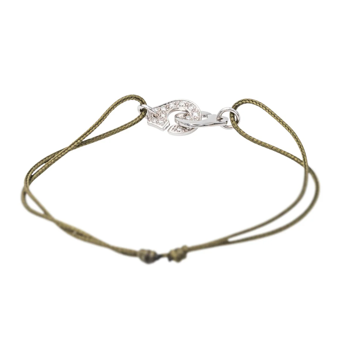Bracelet Dinh Van Cordon Menottes Or blanc Diamant - Image 5