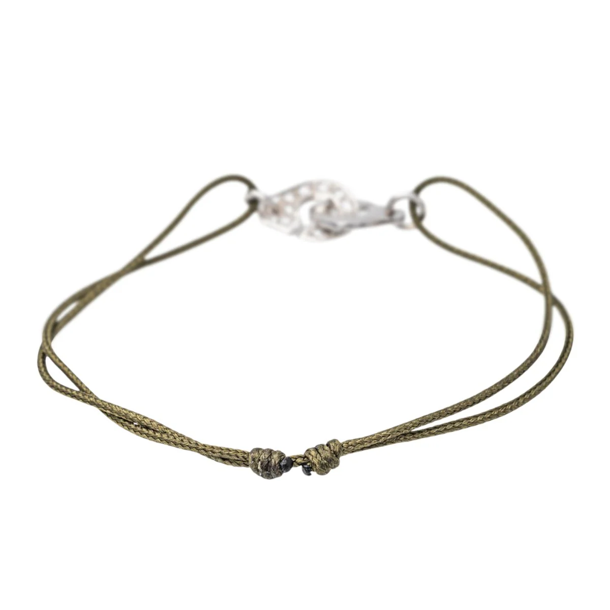 Bracelet Dinh Van Cordon Menottes Or blanc Diamant - Image 7