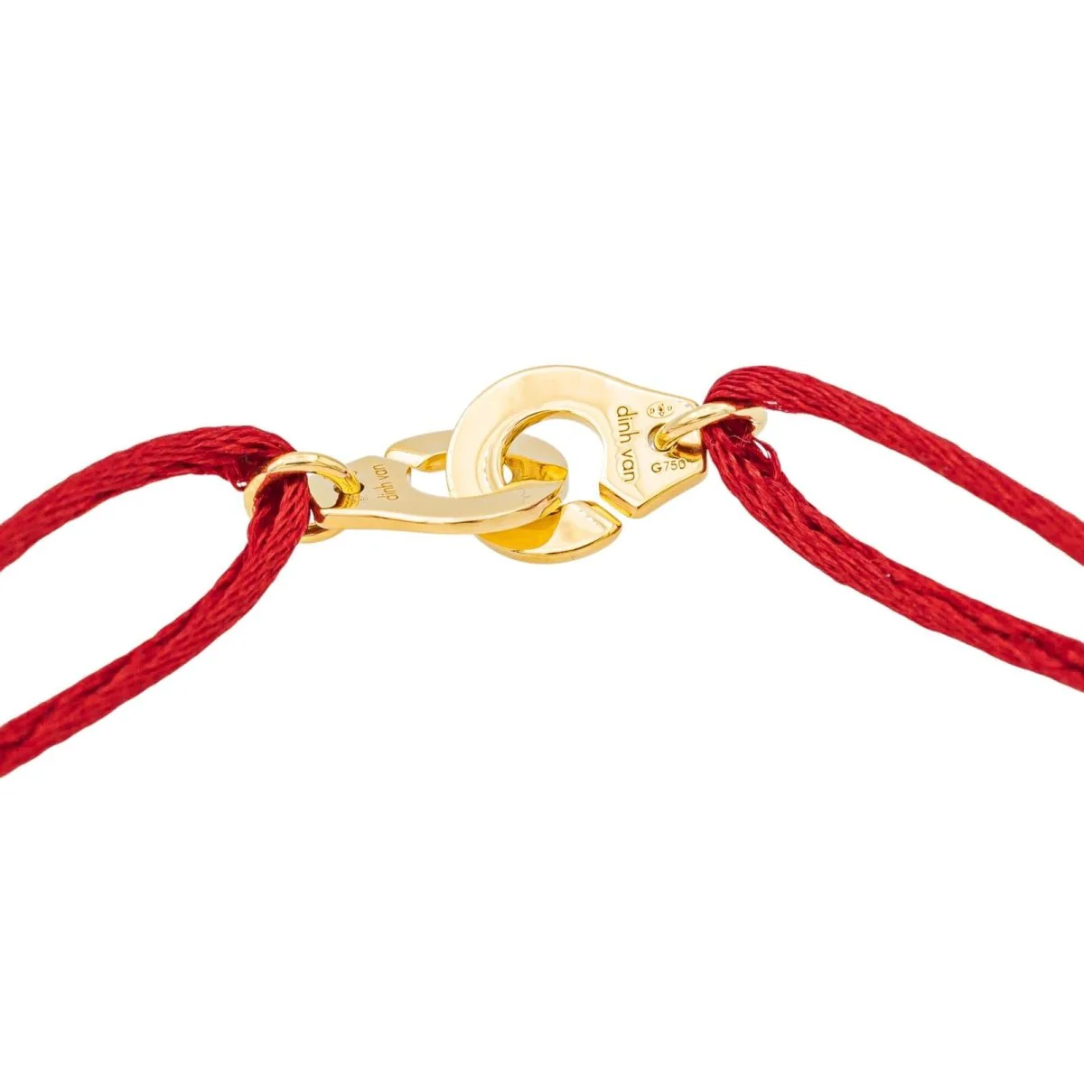 Bracelet DINH VAN Menottes R8 en or jaune - Image 8