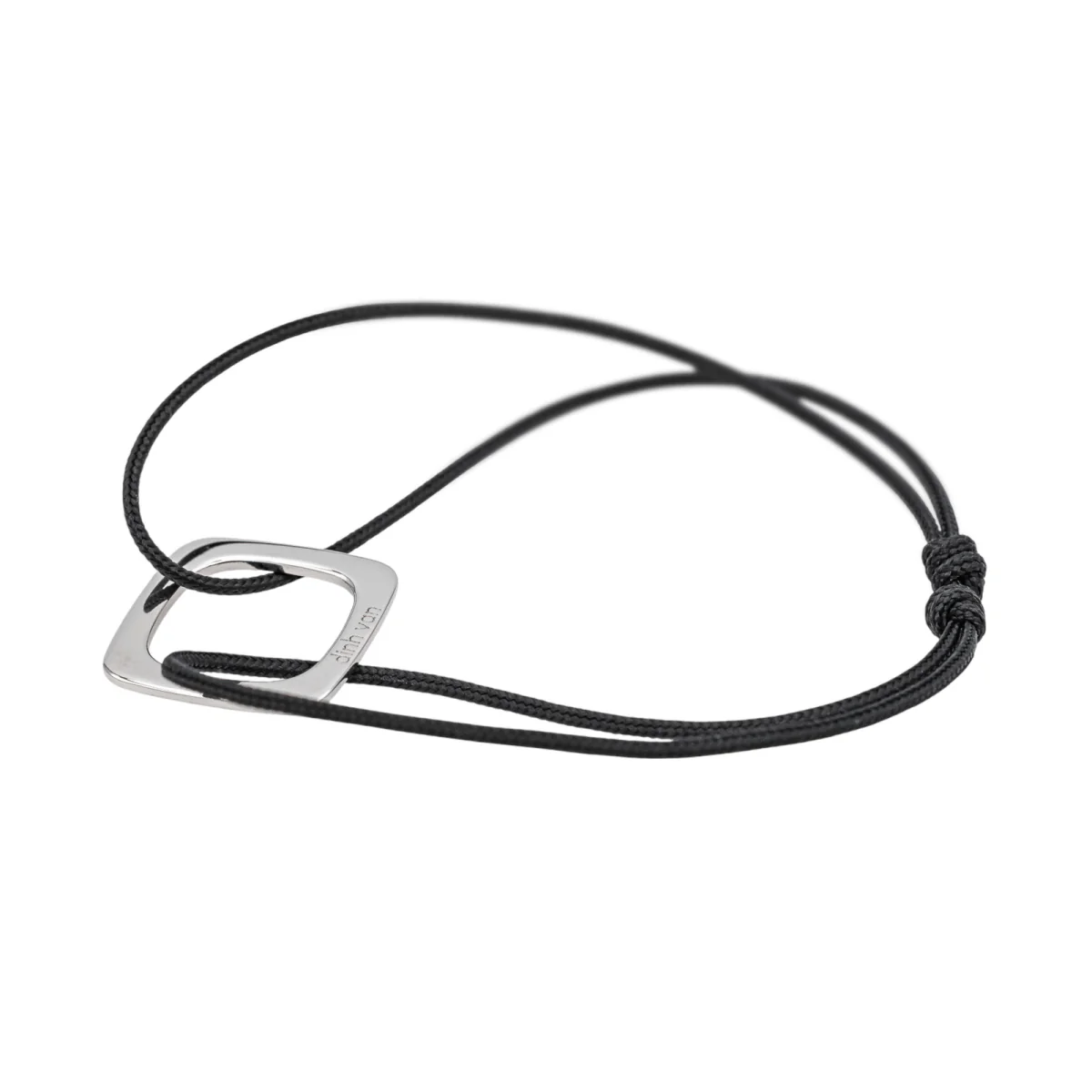 Bracelet DINH VAN "Impression" en or blanc - Image 4