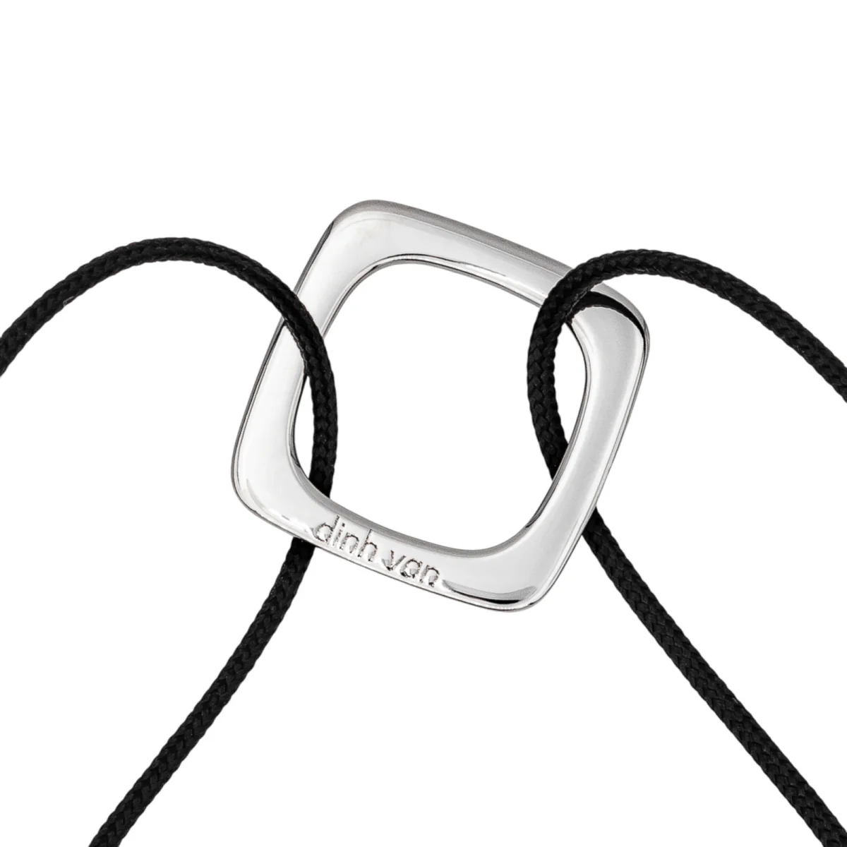 Bracelet DINH VAN "Impression" en or blanc - Image 6