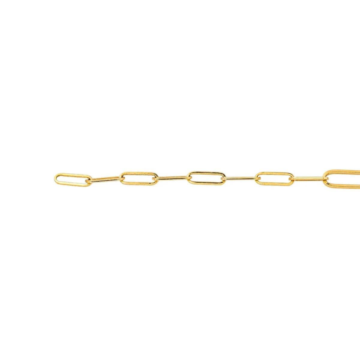 Bracelet Maille DINH VAN "Maillon" en or jaune et diamants - Image 7