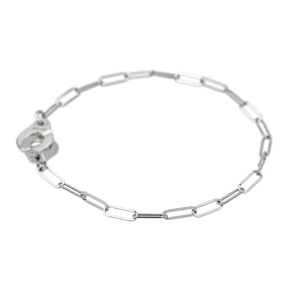 Bracelet DINH VAN "Menottes" en or blanc - Image 5