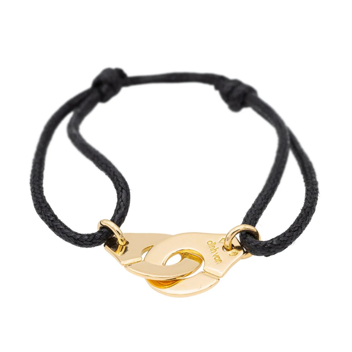 Bracelet DINH VAN "Menottes R15" en or jaune GM