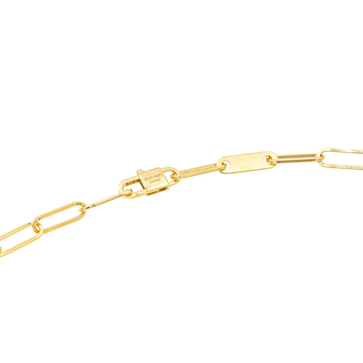 Collier Maille DINH VAN "Maillon" en or jaune et diamants - Image 6
