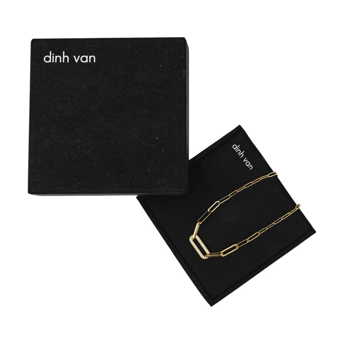 Collier Maille DINH VAN en or jaune et diamants - Image 8