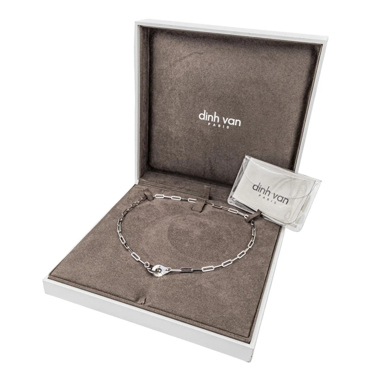 Collier Dinh Van Menottes en or blanc - Image 3