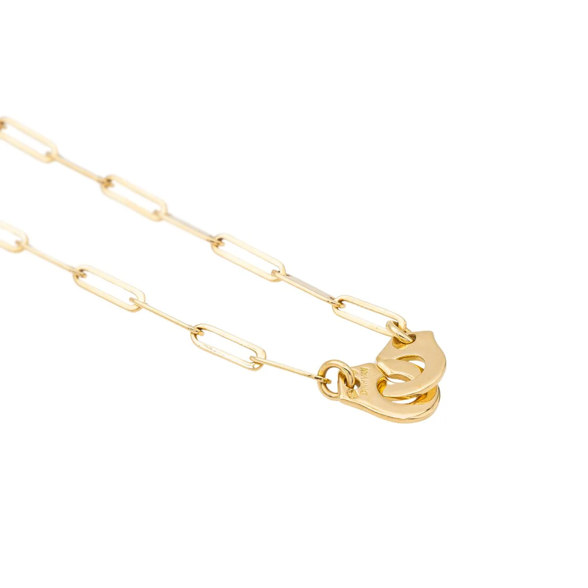 Collier DINH VAN "Menottes" en or jaune - Image 5