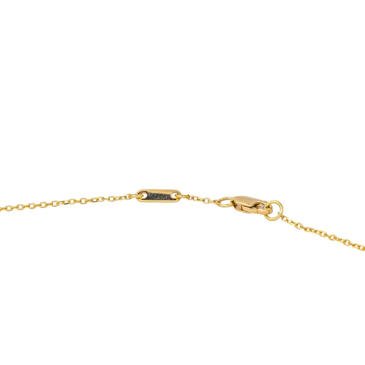 Collier Pendentif DINH VAN "Menottes R8" en or jaune et diamant - Image 4