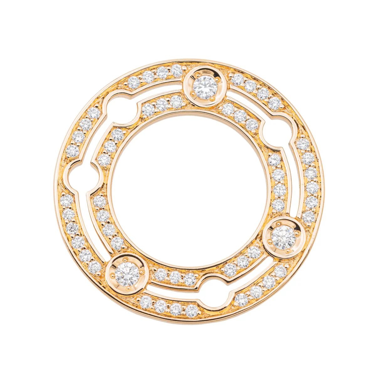 Collier DINH VAN "Pulse" en or rose et diamants - Image 3