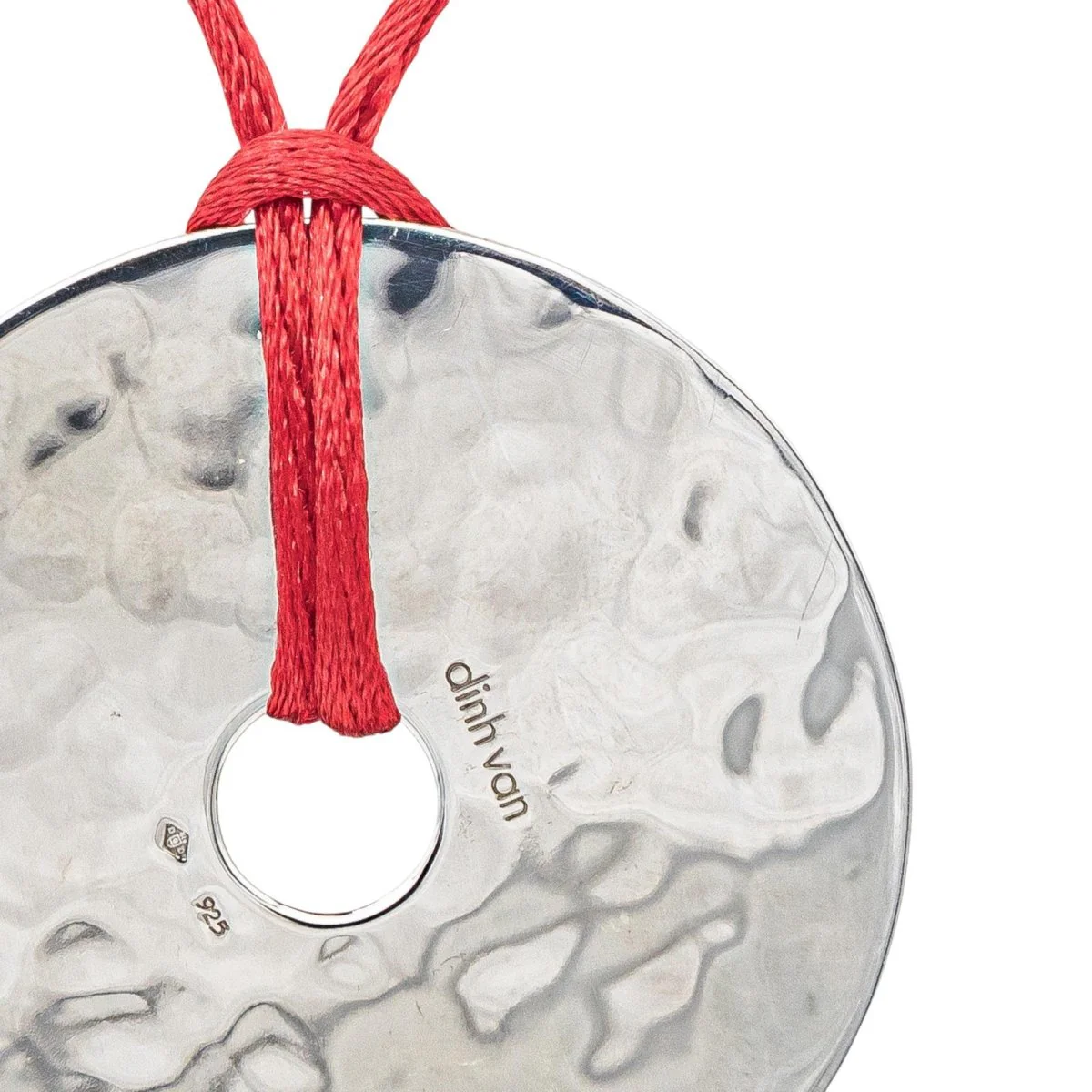 Collier Pendentif DINH VAN "Pi" en argent - Image 5