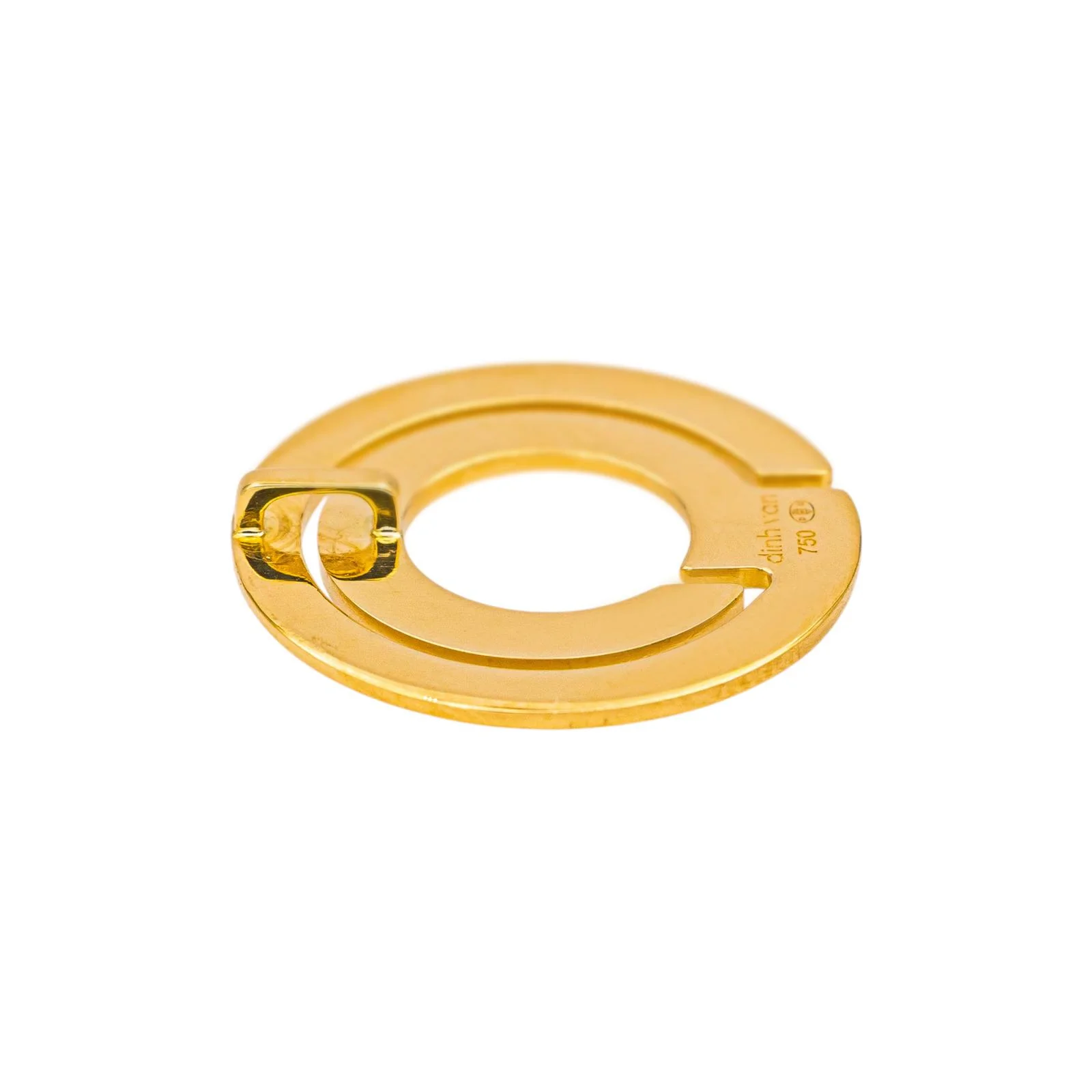 Dinh Van Pendentif Seventies Or jaune - Image 2