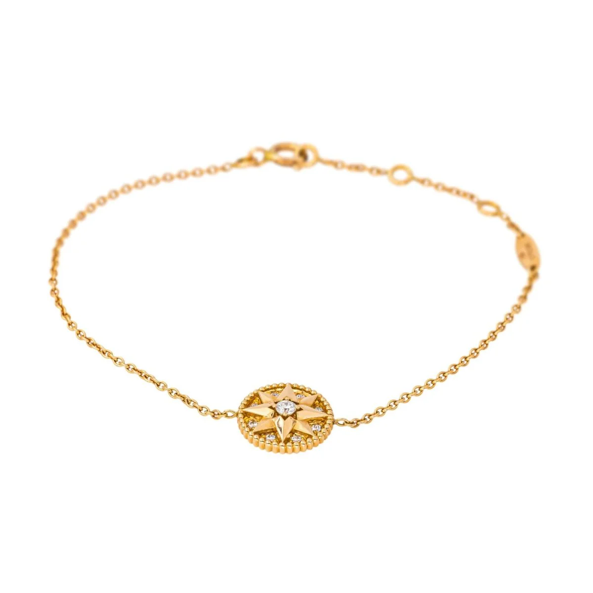Bracelet DIOR "Rose des vents" en or rose et diamants